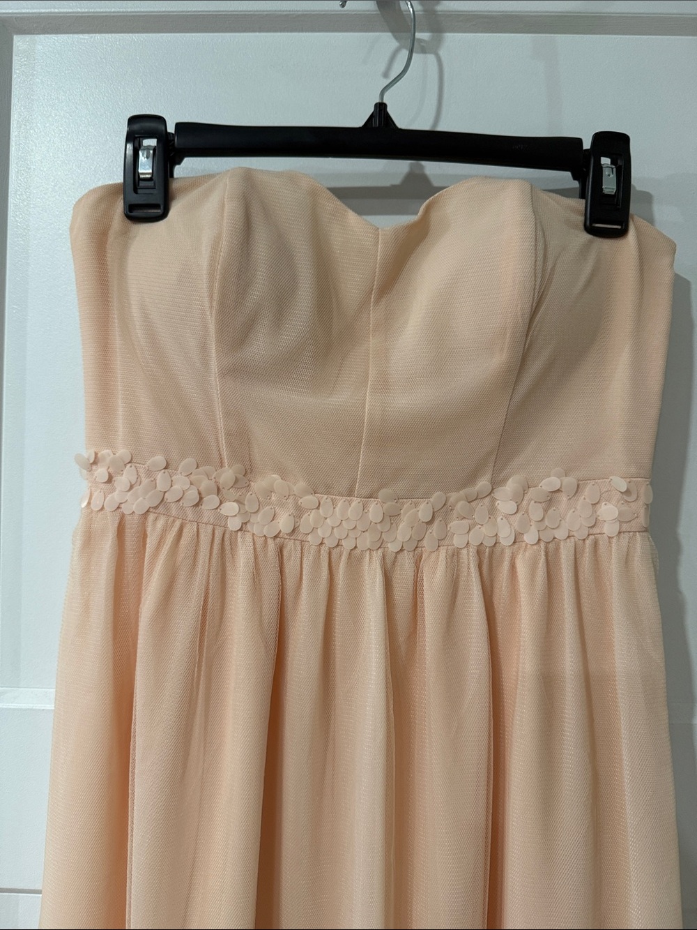 LC Lauren Conrad Strapless Blush Peach Party Dress